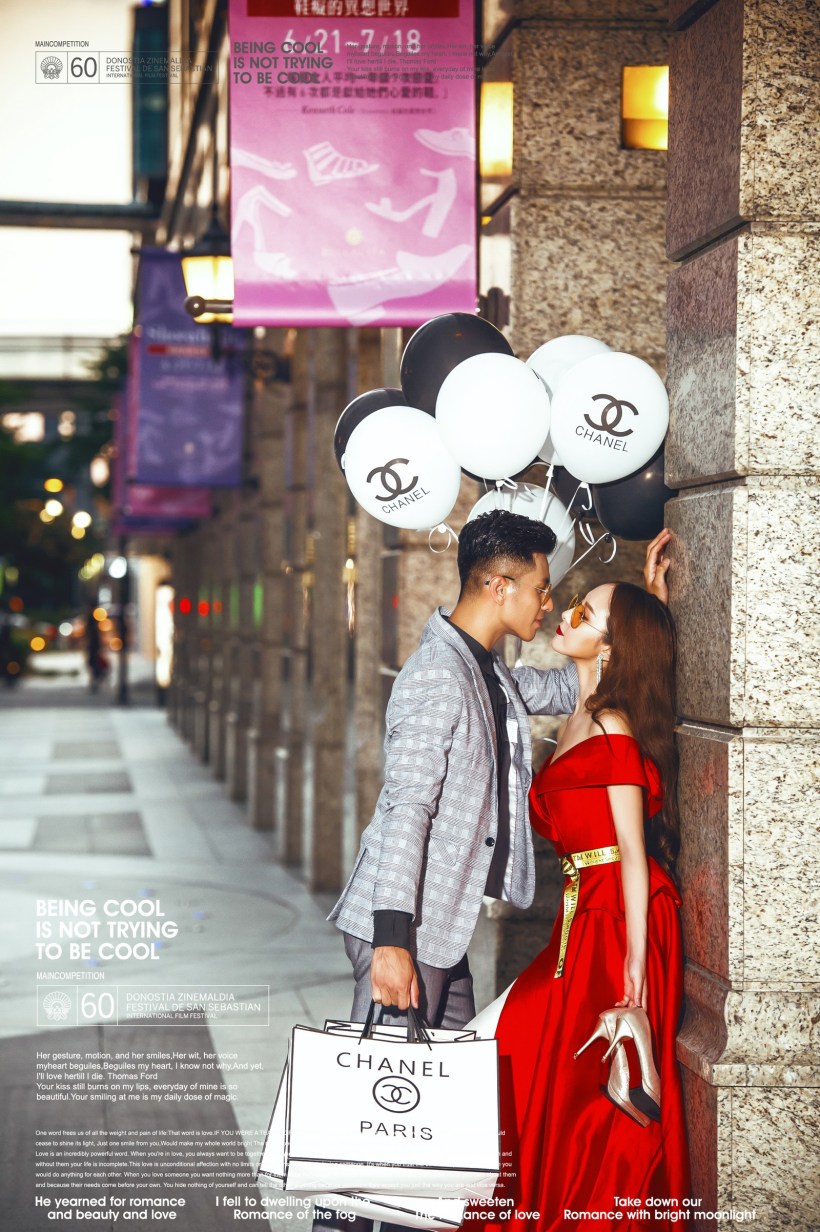 時尚雜誌風婚紗照,婚紗照,時尚婚紗照,雜志風婚紗照,Vogue婚紗照,婚紗照姿勢,婚紗照風格