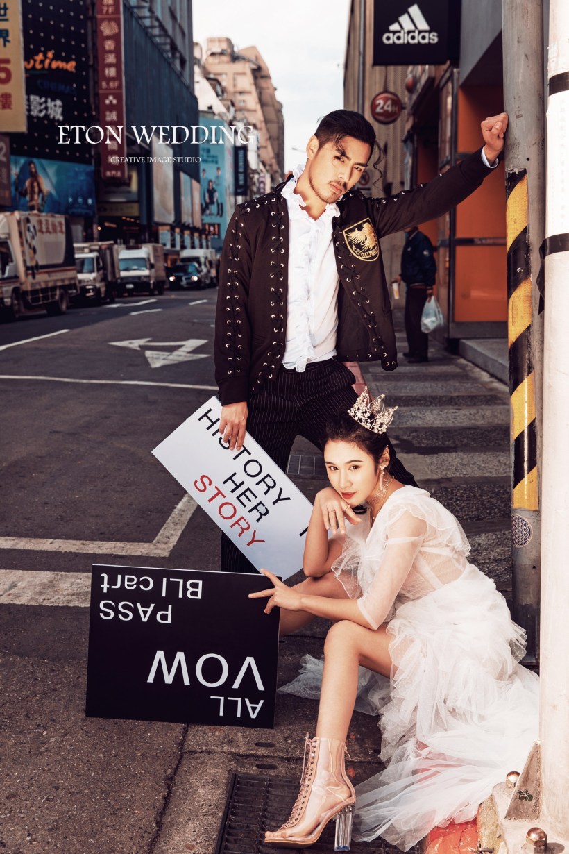 時尚街拍婚紗照,街拍婚紗照,時尚婚紗照,婚紗照風格,婚紗照姿勢,婚紗照推薦,婚紗照
