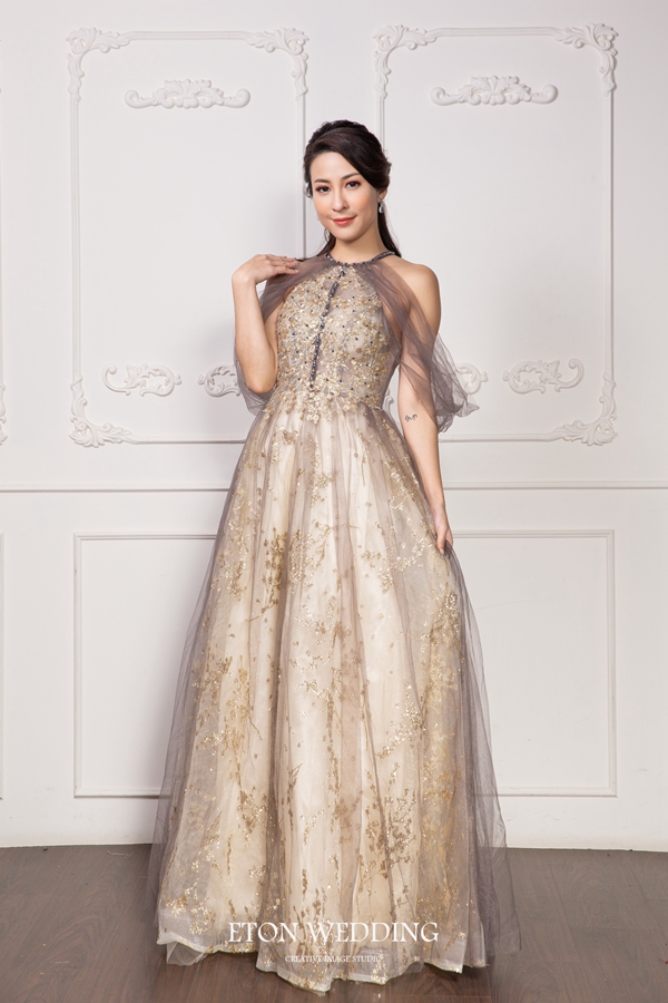 白紗晚禮服,晚禮服,禮服出租,婚紗禮服