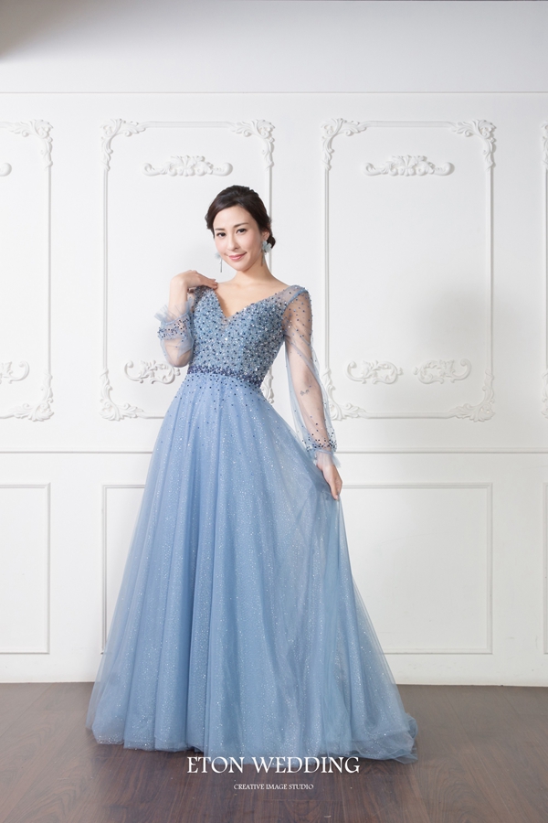 白紗晚禮服,晚禮服,禮服出租,婚紗禮服