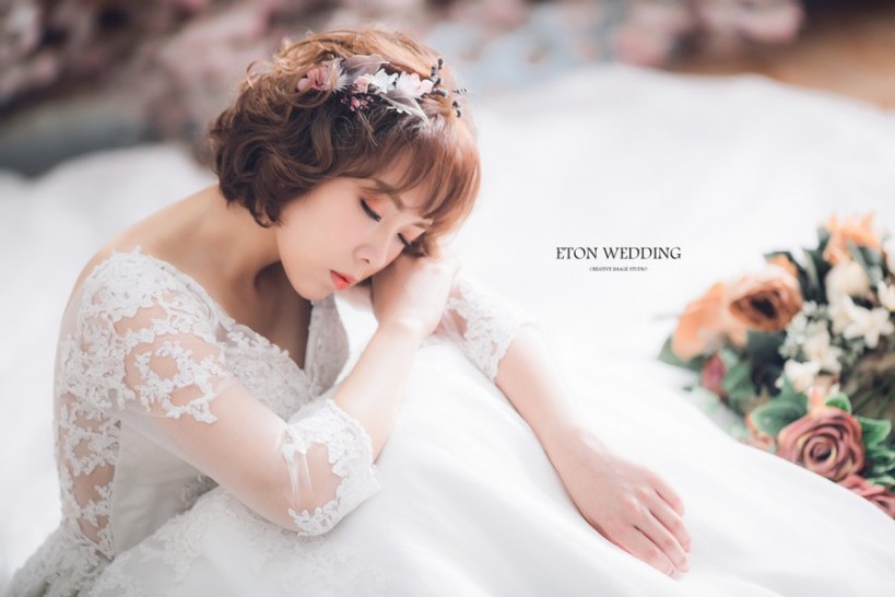 短髮新秘,新娘秘書,新秘推薦,新秘,新娘造型,短髮造型,妝髮造型