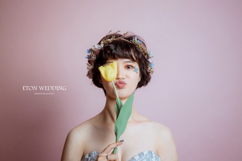 短髮新秘,新娘秘書,新秘推薦,新秘,新娘造型,短髮造型,妝髮造型